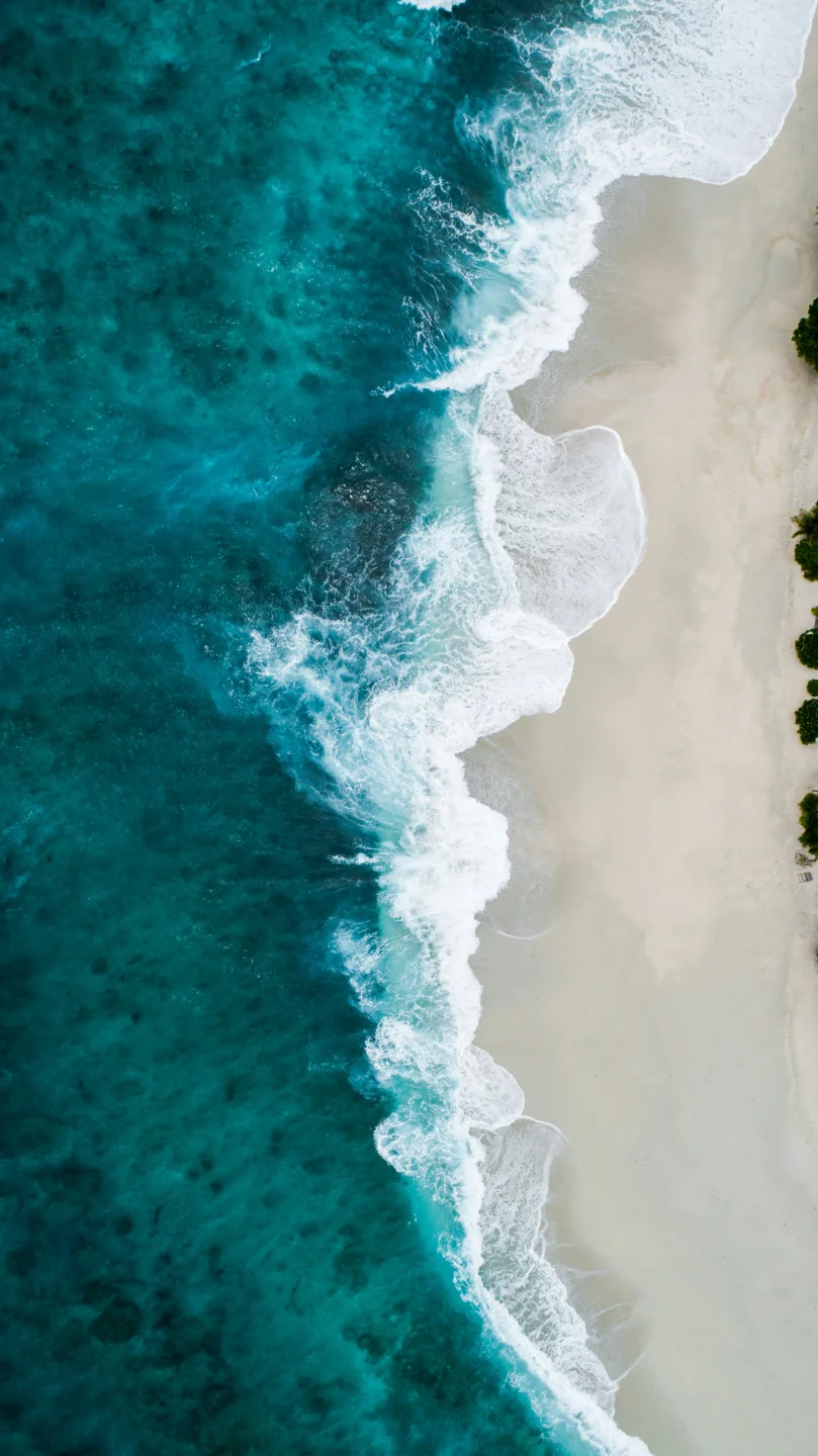Beach aerial view